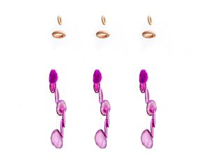 Carillons éoliens en Agate rose, tranches d'agate naturelle colorée, décorations de noël, artisanat, pour la maison - Product Image 3