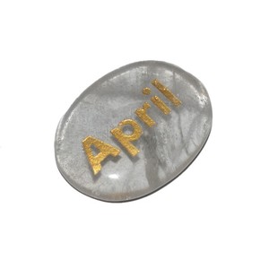 Piedra de cuarzo grabada de cristal, venta al por mayor - Product Image 1