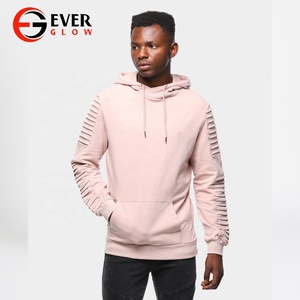 Venta al por mayor de fábrica blanco personalizado crop Print logo Moda Ropa Hombre Sudaderas con capucha en blanco (Fabricante por Ever Glow) - Product Image 1