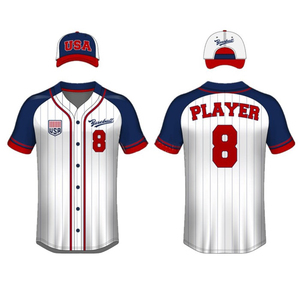 KXK Blanko Baseball-Trikot Herren Übergröße Lässiges Kurzarm-Shirt mit Knöpfen 100% Polyester Aktive Team-Sportuniform Einfarbig Schnelltrocknend - Product Image 4