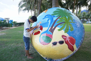 Coracle de Bambú Premium Hecho a Mano, Bote Redondo Tejido para Pesca, Decoración de Playa, Resort, Jardín, Hotel, Proveedor Mayorista de Vietnam - Product Image 2