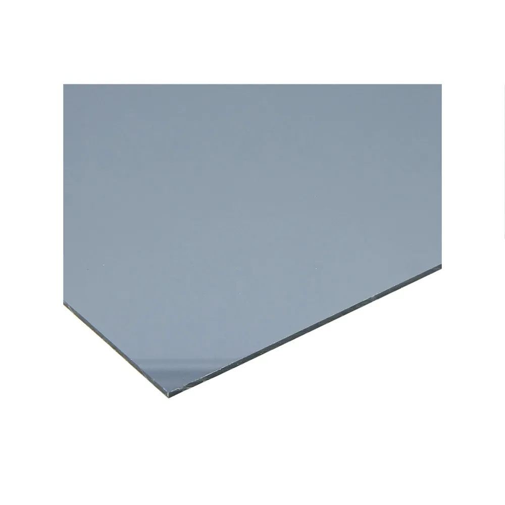 Foglio di policarbonato Taiwan UV-400 resistente alle intemperie (grigio) foglio di policarbonato per recinzione