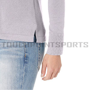 2025 Nueva camiseta de gran tamaño a la moda para mujer con logotipo personalizado de manga larga patrón gráfico suelto Casual estilo de verano servicio OEM - Product Image 3