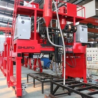 SHUIPO-máquina de montaje de vigas en H MIG MAG, máquina de soldadura de vigas en h, soldadura robótica