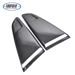 For Ford Mustang 2015-2017 Carbon Fiber Exterior <strong>Window</strong> Trim Car Rear Side <strong>Window</strong> Shutter Trims <strong>Vents</strong> - Product Image 5
