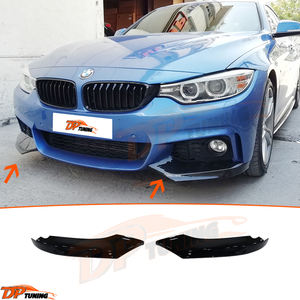 B.M.W-aletas frontales de plástico negro brillante para Piano, extensiones para deporte, serie 4, F32, F36 M, Technic 2014 - 2020 - Product Image 1