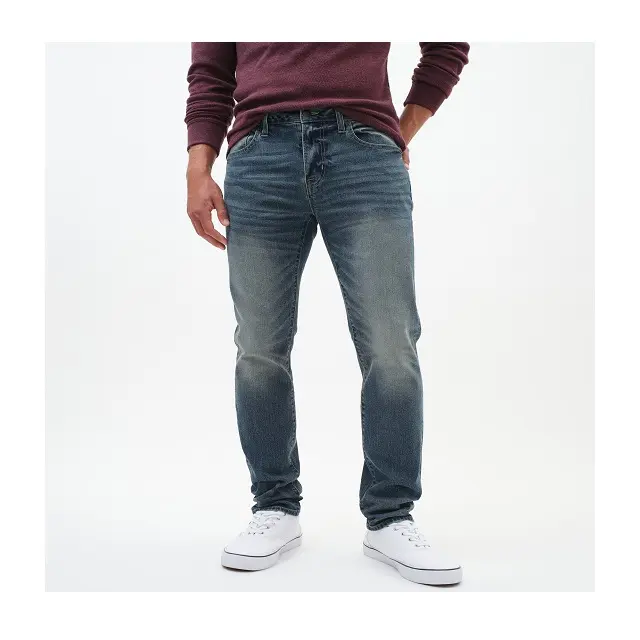 Best Selling Mannen Comfortabele Verliezen Fit Trendy Jeans Collection In Aangepaste Ontwerp Beschikbaar In Goedkope Prijzen