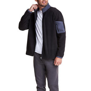 Men's Customizable Full Zip Polar <b>Fleece</b> Stand Collar Winter Outdoor Puffer <b>Jacket</b> Competitive Wholesale Rates - Product Image 5