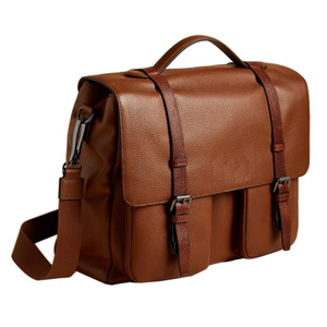 Unisex da handmade Satchel Túi 2022 giá tốt nhất tùy chỉnh đóng gói <span class=keywords><strong>mini</strong></span> đơn Crossbody Vai 15.6 inch hai tay cầm dây kéo - Product Image 5