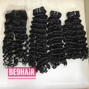 20-30นิ้ววิกผมหยักลึกต่อแนวหนังกำพร้าแบบเย็บติดผ้าคู่ยาว20นิ้วผมต่อแบบเวียดนามยืดได้20นิ้ว - Product Image 5