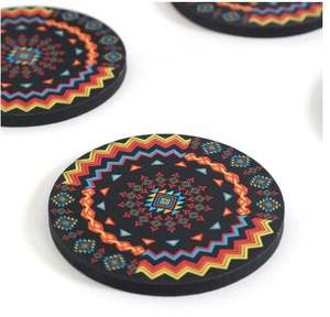 Sous-verre en bois MDF de qualité supérieure Derniers dessous de plat imprimés en MDF Ensemble de dessous de verre en MDF imprimé de qualité standard Fabrication en Inde 2025 - Product Image 2