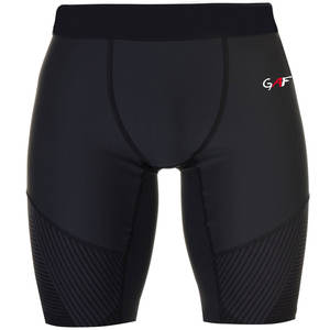 Pantalones cortos deportivos de compresión para hombre, ropa deportiva con logotipo personalizado, 2 en 1, para correr - Product Image 5