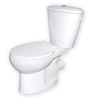 Siphonic Dual Flush S Trap Toilette deux pièces Wc Water Closet Toilette avec housse de siège à fermeture douce