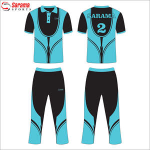 2025 Sublimación personalizada Camisa de cricket de media manga Conjunto de uniforme de tallas para adultos para hombres - Product Image 2