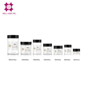 Mantequilla Corporal Big Mouth 120ml, Frasco de Vidrio Transparente con Tapas de Rosca y Serigrafía - Product Image 2