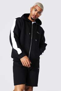 Chándal personalizado de dos piezas para hombre, ropa de playa, pantalones cortos, chándal, camiseta, conjunto corto de verano - Product Image 3