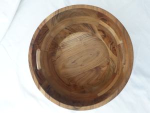 Bol de madera y cuchara de Mango ecológico, cuencos de madera hechos a mano de alta calidad para servir, de alta calidad, para Hotel y restaurante - Product Image 4