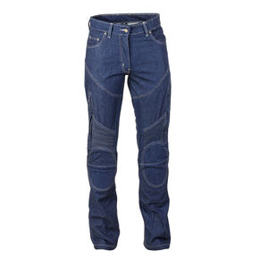 กางเกงยีนส์ขี่จักรยานสำหรับผู้หญิงได้รับการรับรอง100% ดีไซน์ตรงมีโครงผ้ายีนส์สีน้ำเงินระบายอากาศได้ดีเยี่ยมน้ำหนักเบา - Product Image 1