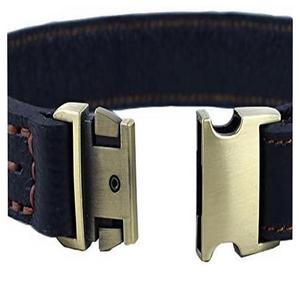 Premium Personally Handcrafted Leather Dog Collar with Durable Brass Fitting and Quick Release Buckle for All Dogs - Product Image 4