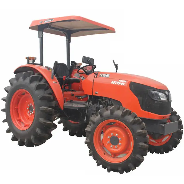 Tarım makineleri traktörler yüksek hidrolik kaldırma kapasitesi Kubota MU4501 4WD Mini çiftlik traktörü
