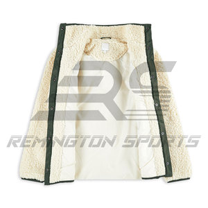 New Arrival High Quality Customized Logo Printing Sherpa Fleece Material 2024 <b>Light</b> Weight Sherpa <b>Jacket</b> - Product Image 4