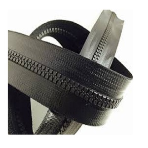 No.3 Durable Nylon Resina Derlin Cadena larga Cremallera de extremo abierto Bloqueo automático Dientes de plástico para Jeans Zapatos Prendas Textiles para el hogar Bolsas - Product Image 1
