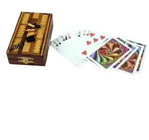 Magnetic Wooden Chess Set -Folding Board W/Card Box Brown Polished Chessmen Storage Slots Kids And Men Woman Game