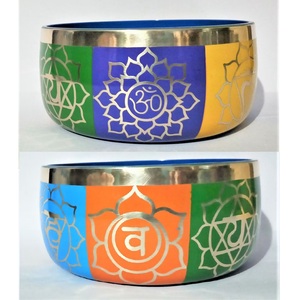 ชามร้องเพลงสไตล์ทิเบต7ชิ้นชามซิลค์สกรีนพิมพ์ลาย - Product Image 3