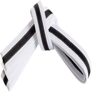 เข็มขัดคาราเต้สีดำสำหรับผู้ชายเข็มขัดสีดำคาราเต้ - Product Image 1