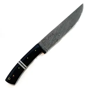 Hàng Có Sẵn Dao Cắt Thịt Damascus Bằng Thép Cán Gỗ Thủ Công Tùy Chỉnh Chất Lượng Cao