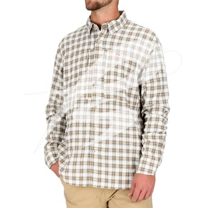 Chemise de pêche à manches longues pour homme SIMS BUG STOPPER, col en V, respirante, séchage rapide, anti-rides, 100% coton - Product Image 5