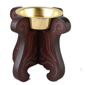 Quemador de incienso islámico de madera, quemador de incienso arábigo para decoración de boda y Ramadán - Product Image 3