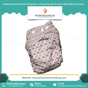 Pañal de tela de algodón orgánico para bebé, Etiqueta Privada, 100% - Product Image 6