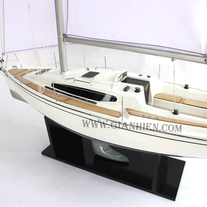 Modèle de bateau en bois DEHLER 29, artisanat de haute qualité fabriqué au Vietnam pour cadeau - Product Image 1