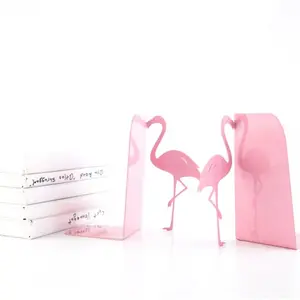Flamingo Boekensteunen Commerciële Kopers Groothandel Hoge Kwaliteit Bulk Hoeveelheid Vintage Unieke Moderne Nieuwe Ontwerpen Commerciële Kopers