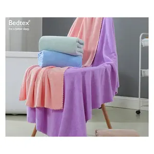 100% Бархатная сауна Хаммам детские розовые Банные полотенца