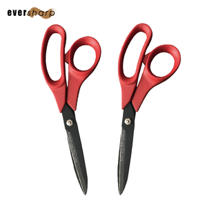 Tijeras Multiusos Eversharp Rojas con Mango Suave, Hoja de Acero Inoxidable, Borde Liso, Herramienta de Corte de 8 Pulgadas - Product Image 4