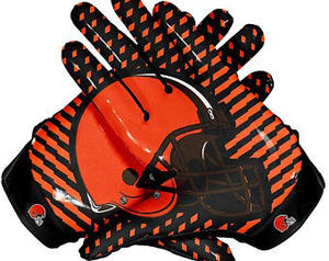 Gants de receveur de football américain personnalisés avec cuir synthétique, logo et design personnalisés pour des performances améliorées, protection sportive - Product Image 5