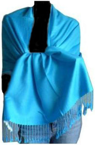 Écharpe en rayonne Pashmina en viscose unie pour usage extérieur pour adultes Ensembles de chapeaux et de gants Confortables et élégants comme le cachemire - Product Image 4