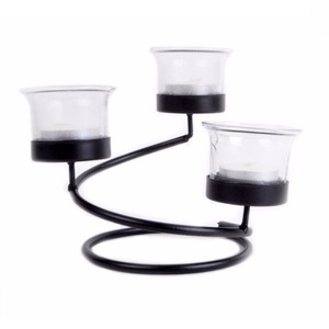 Portavelas de hierro para decoración del hogar y de la boda, diseño clásico y elegante, hecho a mano, estilo antiguo, venta al por mayor - Product Image 4