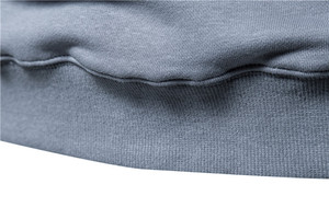 Sweat-shirt à manches longues décontracté en coton pour hommes Streetwear à capuche Impression personnalisée Couleur unie Hiver Teint uni Design Dernier style - Product Image 4
