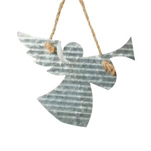 Adornos navideños de aluminio colgantes de estilo de cinco puntas para árbol de Navidad, excelente acabado - Product Image 1