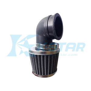 Air Filter 90 Degree 35mm Black Motorcycle - Product Image 1