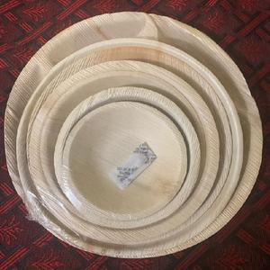 Platos y platos de cerámica bioactivos Stealth de hoja de areca higiénica 100%, respetuosos con el medio ambiente, saludables para usar, patrón de planta único para acampar - Product Image 4