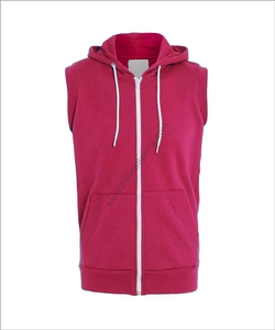 Sweat à capuche sans manches personnalisé avec logo pour hommes débardeurs à capuche chemise d'entraînement sans manches pour muscles haut de yoga vêtements de sport vêtements de fitness basiques - Product Image 4