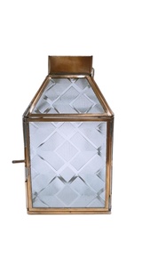 <b>LANTERN</b> VOTIVE GOLD ANTIQUE - Product Image 3