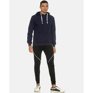 Logo personnalisé bandes latérales hommes survêtement hommes survêtement jogging polaire costume joggeurs pantalon survêtement/streetwear - Product Image 1