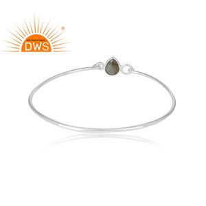 Bracelet en pierre précieuse Labradorite naturelle, argent Sterling 925, gros bijoux, pour fêtes, vente en gros - Product Image 3