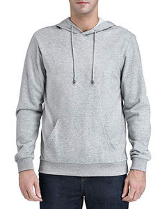 Sudaderas con capucha personalizadas, ropa de calle en blanco de talla grande, jersey para hombre con cremallera completa, sudaderas con capucha pesadas de gran tamaño impresas al por mayor para hombre 100% algodón - Product Image 2
