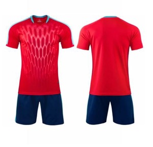 High Quality Quick Dry Soccer Jersey Wear Sublimated Fabric Design Custom Cheap Men's Soccer Uniform Set - Product Image 3